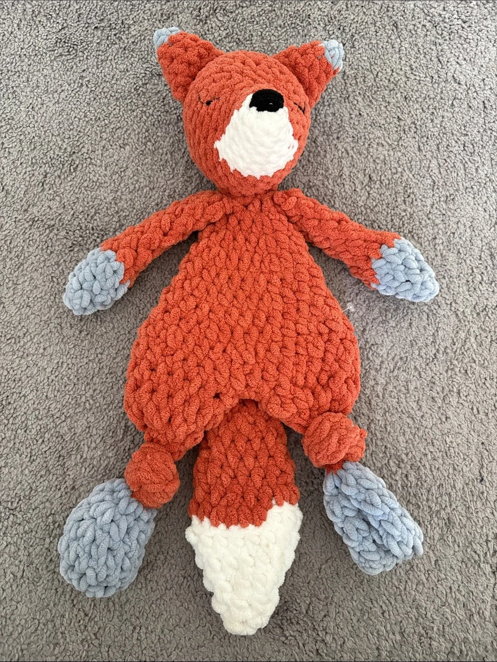 Crochet Fox Lovey: Soft Woodland Snuggler